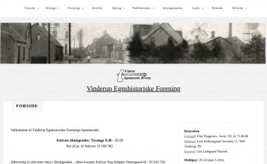 vinderup-egnshistorie.dk screenshot