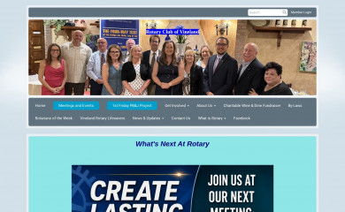 vinelandrotary.com screenshot