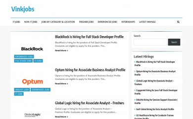 vinkjobs.com screenshot