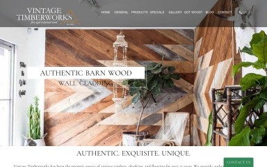 vintagetimber.com screenshot