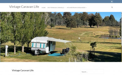 vintagecaravanlife.com.au screenshot