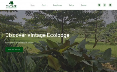 vintageecolodge.com screenshot