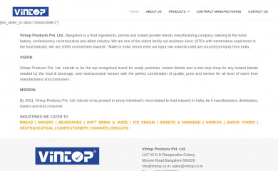 vintop.co.in screenshot