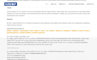 vintop.co.in screenshot