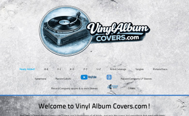 vinylalbumcovers.com screenshot
