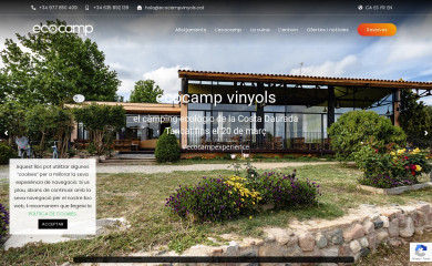 vinyolscamp.com screenshot