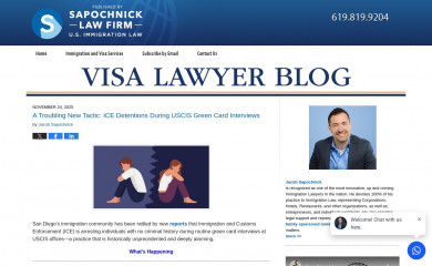 visalawyerblog.com screenshot