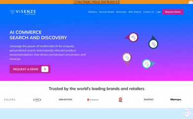 visenze.com screenshot