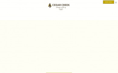 visitcedarcreek.com screenshot