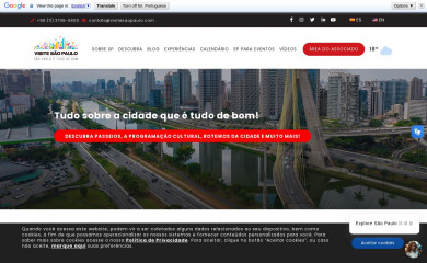 visitesaopaulo.com screenshot