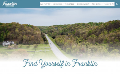 visitfranklin.com screenshot