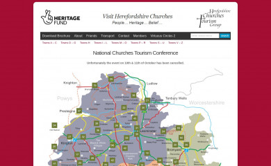 visitherefordshirechurches.co.uk screenshot