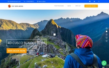 visitsouthamerica.co screenshot