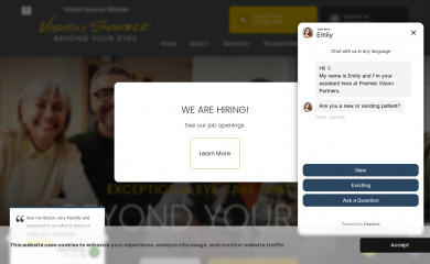 visionsource-windereyecare.com screenshot