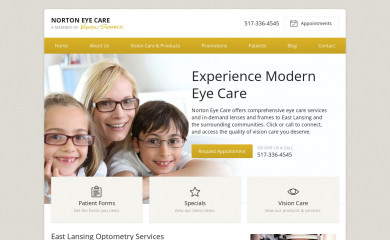 visionsource-nortoneyecare.com screenshot