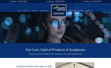 visionsquareeyecare.com screenshot