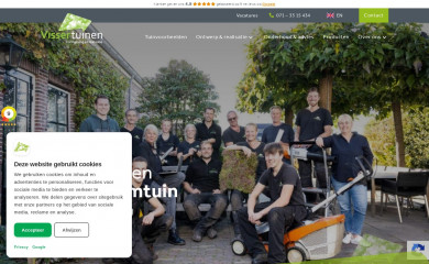 vissertuinen.nl screenshot