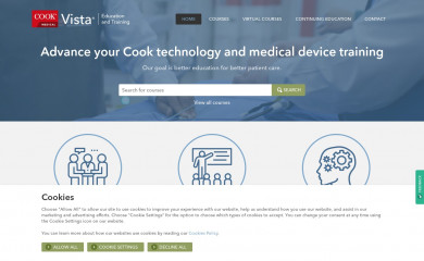 http://vista.cookmedical.com screenshot