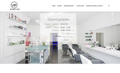 viphair-beauty.nl screenshot