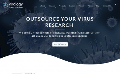 virologyresearchservices.com screenshot