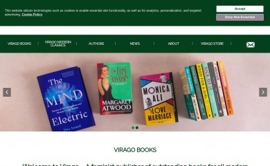 virago.co.uk screenshot