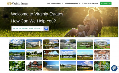 virginiaestates.com screenshot