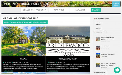virginiahorsefarms.net screenshot