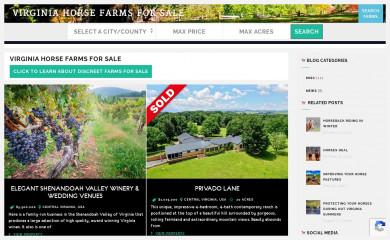 virginiahorsefarms.net screenshot