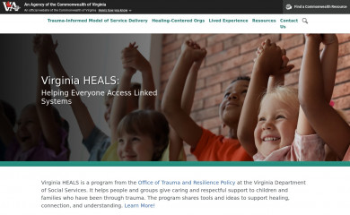 virginiaheals.com screenshot