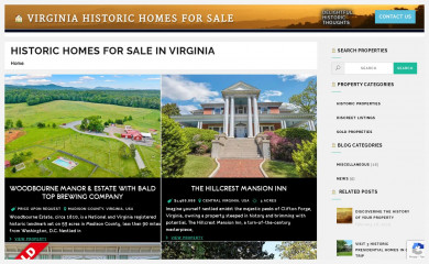 virginiahistorichomes.com screenshot