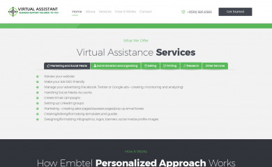 virtualassistancesupport.com screenshot