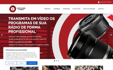 virtualcast.com.br screenshot