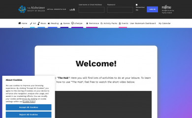 virtualdementiahub.ie screenshot