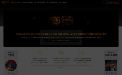 virtualpiano.net screenshot