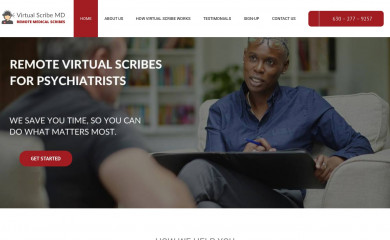 virtualscribemd.com screenshot