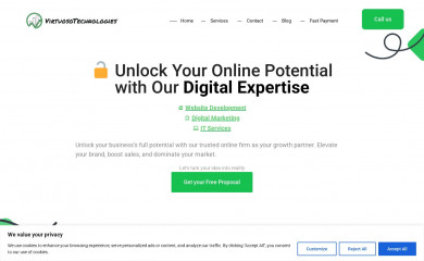 virtuoso.services screenshot