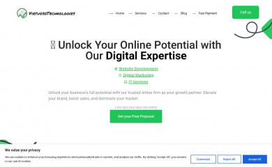 virtuoso.services screenshot