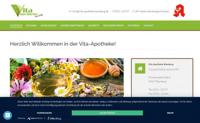 vita-apotheke-bamberg.de screenshot
