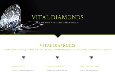 vitaldiamonds.com screenshot
