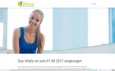 vitalisfitness.com screenshot