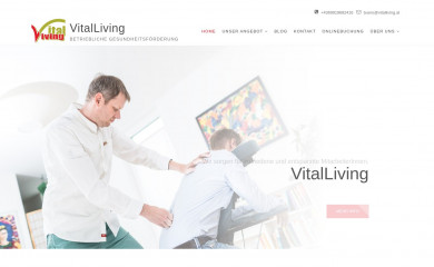 vitalliving.at screenshot