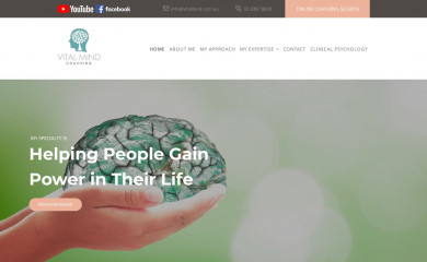 vitalmind.com.au screenshot