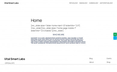 vitalsmartlabs.com screenshot