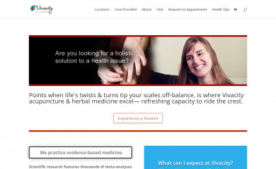 vivacityacupuncture.com screenshot