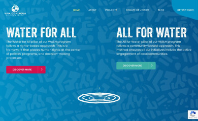vivaconagua.org.za screenshot