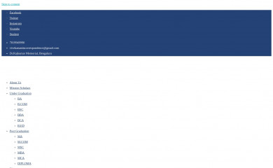 vivekanandacorrespondence.com screenshot