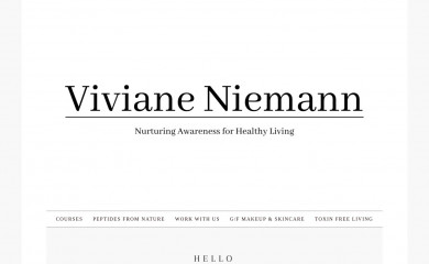 vivianeniemann.com screenshot