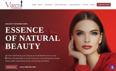 http://www.vixenaesthetics.com screenshot