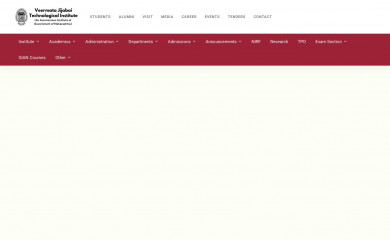 vjti.ac.in screenshot