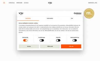 https://vju.se/ screenshot